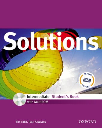 Solutions Intermediate Student's Book with MultiROM Pack book cover