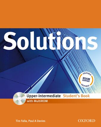 Solutions Upper-Intermediate Students Book with MultiROM Pack book cover