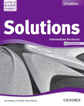 Solutions Intermediate Workbook and Audio CD Pack book cover