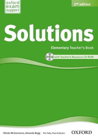Solutions Elementary Teacher's Book and CD-ROM Pack book cover