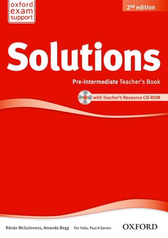 Solutions Pre-Intermediate Teacher''s Book and CD-ROM Pack book cover