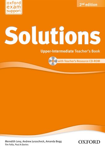 Solutions Upper-Intermediate Teacher's Book and CD-ROM Pack book cover