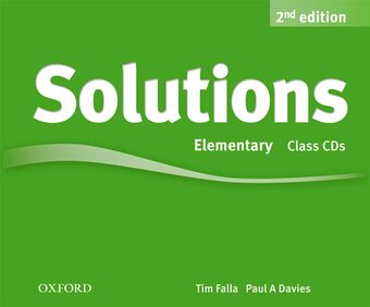 Solutions Elementary Class Audio CDs (3) book cover