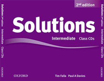 Solutions Intermediate Class Audio CDs (3) book cover