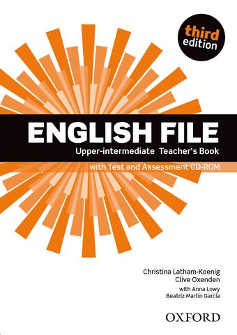 English File Upper Intermediate Teacher Book with Test and Assessment CD book cover