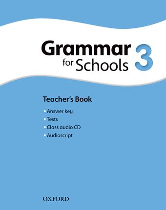 Oxford Grammar for Schools 3 Teacher's Book and Audio CD Pack book cover