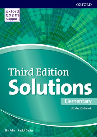 Solutions Elementary student's book and online Practice Pack book cover
