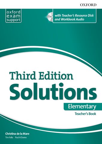 Solutions: Elementary Essentials Teacher's Book and Resource Disc Pack book cover