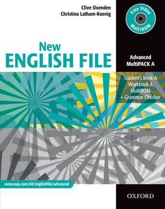 New English File Advanced MultiPack A book cover