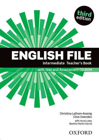 English File Intermediate Teacher's Book with Test and Assessment CD-ROM book cover