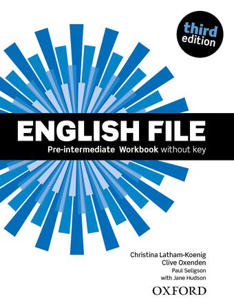 English File Pre-Intermediate Workbook without key and iChecker book cover