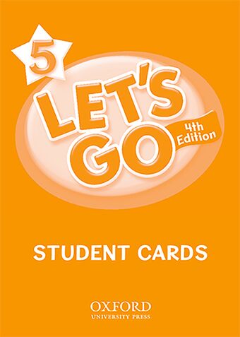 Let's Go 5 Student Cards book cover
