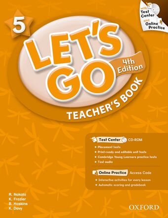 Let's Go 5 Teacher's Book with Test Center and Online Practice book cover