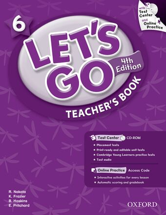 Let's Go 6 Teacher's Book with Test Center and Online Practice book cover