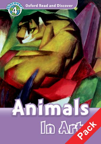 Oxford Read and Discover 4 Animals in Art Audio CD Pack book cover