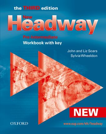 New Headway Pre-Intermediate Third Edition Workbook with Key book cover