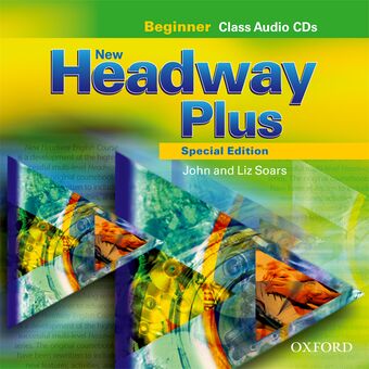 New Headway Plus Special Edition Beginner Class CD (2 Discs) book cover
