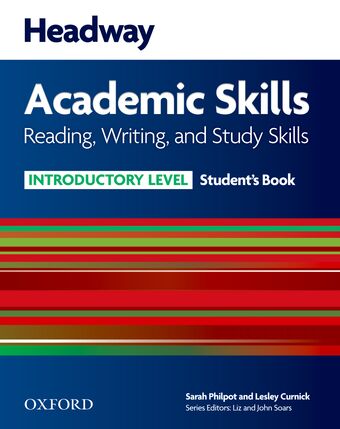 Headway Academic Skills Read, Writing, & Study Skills Introductory Student Boo book cover
