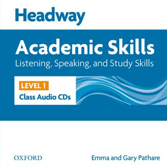 Headway Academic Skills 1 Listening, Speaking, and Study Skills book cover