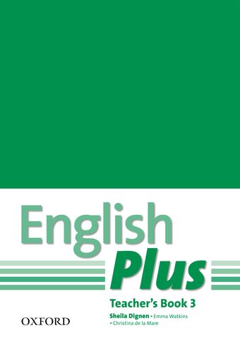 English Plus 3 Teacher's Book with photocopiable resources book cover