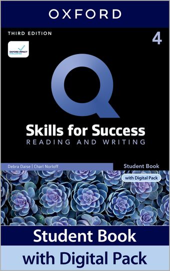 Q: Skills for Success Level 4 Reading and Writing Student Book with Digital Pack book cover