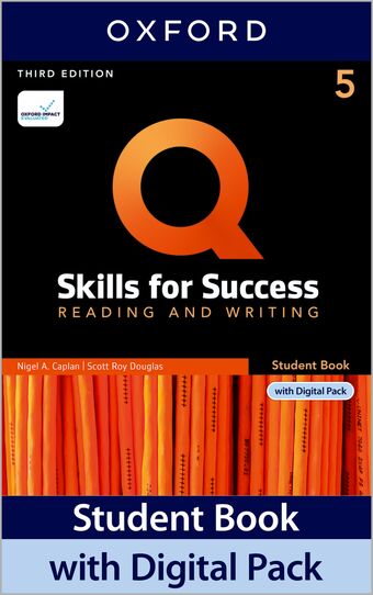 Q: Skills for Success Level 5 Reading and Writing Student Book with Digital Pack book cover