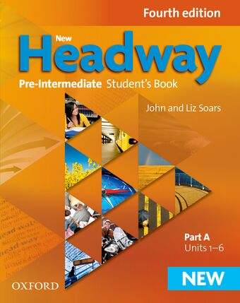 New Headway Pre-Intermediate Student Book A book cover