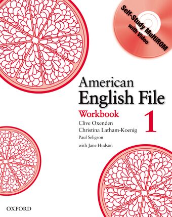 American English File Level 1 Workbook book cover