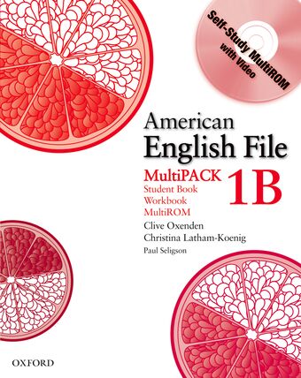 American English File Level 1 Student Book and Workbook Multipack B book cover