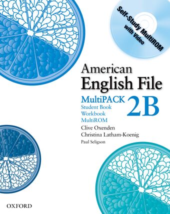 American English File Level 2 Student Book and Workbook Multipack B book cover