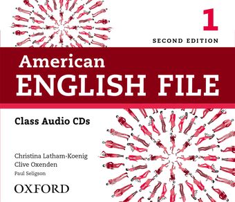 American English File Level 1 Class Audio CDs book cover