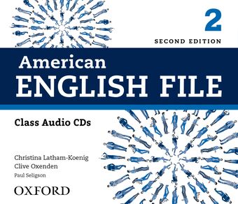 American English File Level 2 Class CD book cover