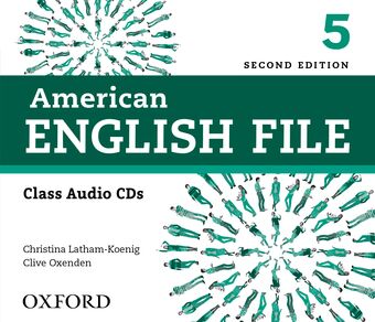 American English File Level 5 Class Audio CDs 2E book cover