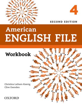 American English File Level 4 Workbook book cover