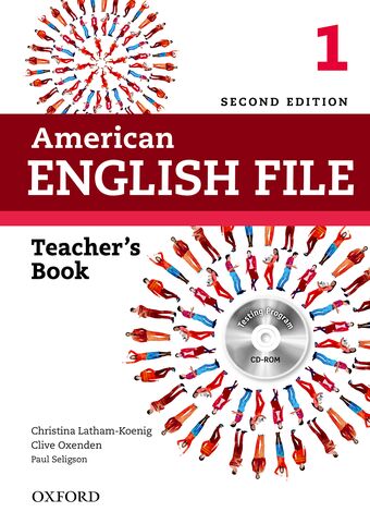 American English File Level 1 Teacher's Book with Testing Program CD-ROM book cover