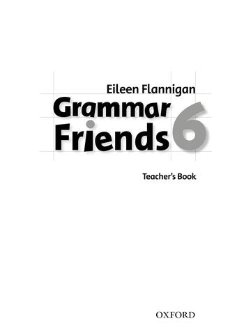 Grammar Friends 6 Teacher's Book book cover