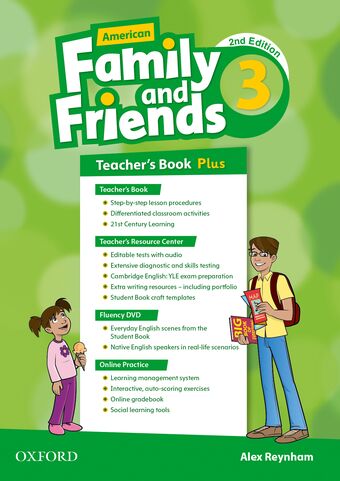 American Family and Friends Level Three. Teacher's Book Plus book cover