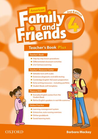 American Family and Friends Level Four. Teacher's Book Plus book cover