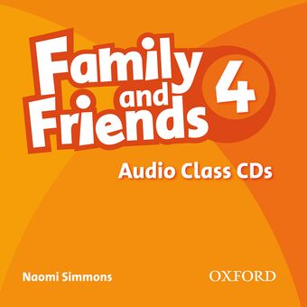 Family and Friends 4 Class Audio CD book cover