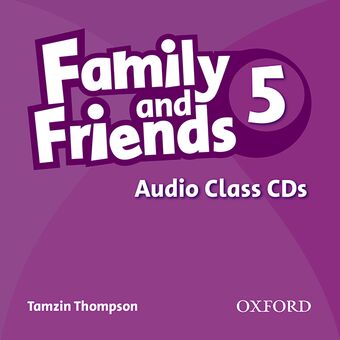 Family and Friends 5 Class Audio CD book cover