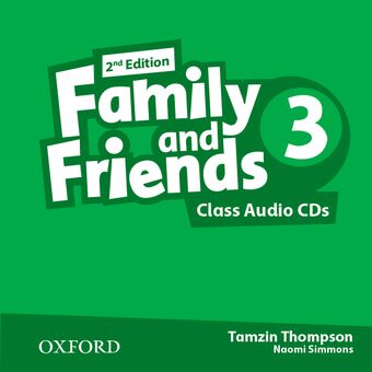 Family and Friends 3 Class Audio CD (2 Discs) book cover