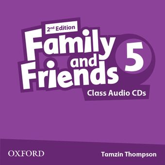 Family and Friends 5 Class Audio CD (2 Discs) book cover