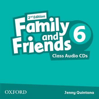 Family and Friends 6 Class Audio CDs book cover