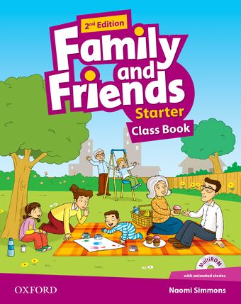 Family and Friends Starter Class Book with MultiROM book cover