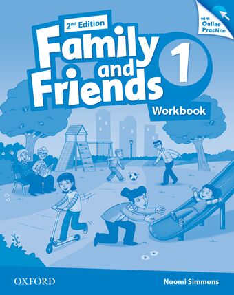 Family and Friends 1 Workbook & Online Skills Practice Pack book cover