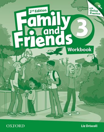 Family and Friends 3 Workbook & Online Skills Practice Pack book cover