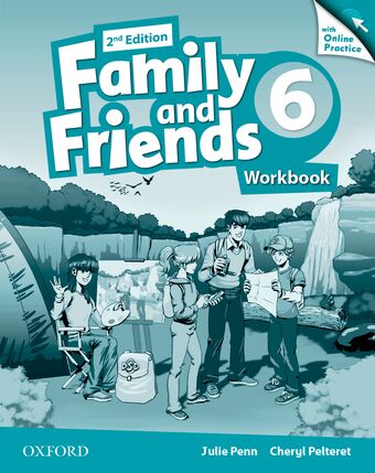 Family and Friends 6 Workbook & Online Skills Practice Pack book cover