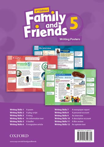Family and Friends 5 Posters book cover
