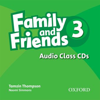 Family and Friends 3 Class Audio CDs book cover