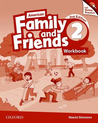 American Family and Friends 2 Workbook with Online Practice Pack book cover